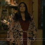 Dana’s floral print robe on Sweet Magnolias