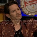 Daniel's tiger print shirt on The Young and the Restless
