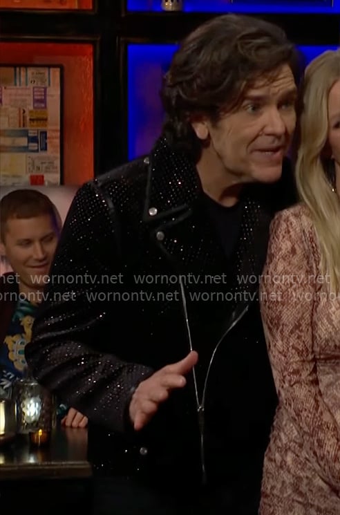 Danny’s sparkly moto jacket on The Young and the Restless