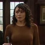 Daphne’s brown long sleeve dress on The Bold and the Beautiful