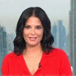 Darlene’s red collared polo sweater on Today