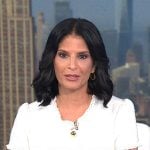 Darlene’s white lace trim dress on Today