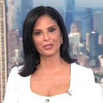 Darlene's white square neck top on Today