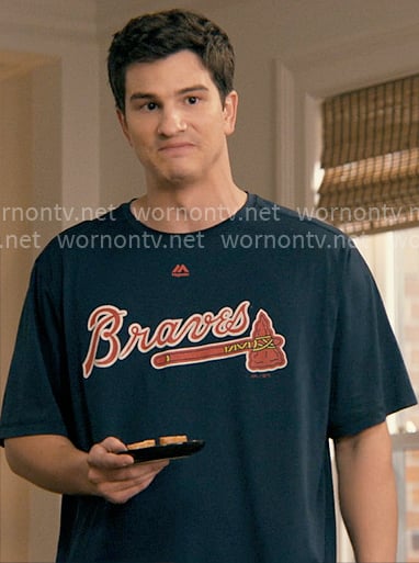 Davis’ Braves t-shirt on Not Suitable For Work
