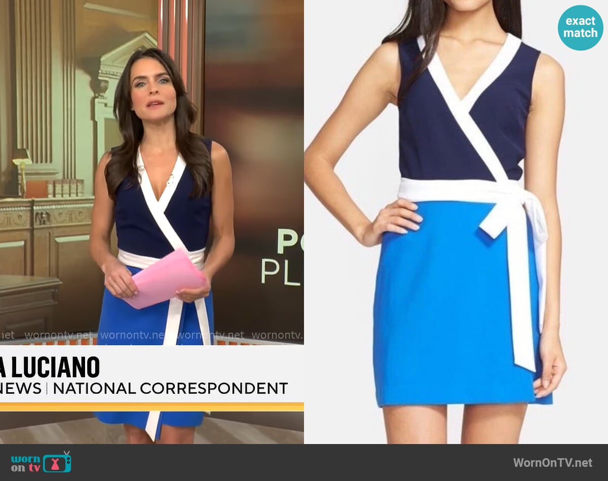 Diane von Furstenberg Gracie Dress worn by Lilia Luciano on CBS Mornings