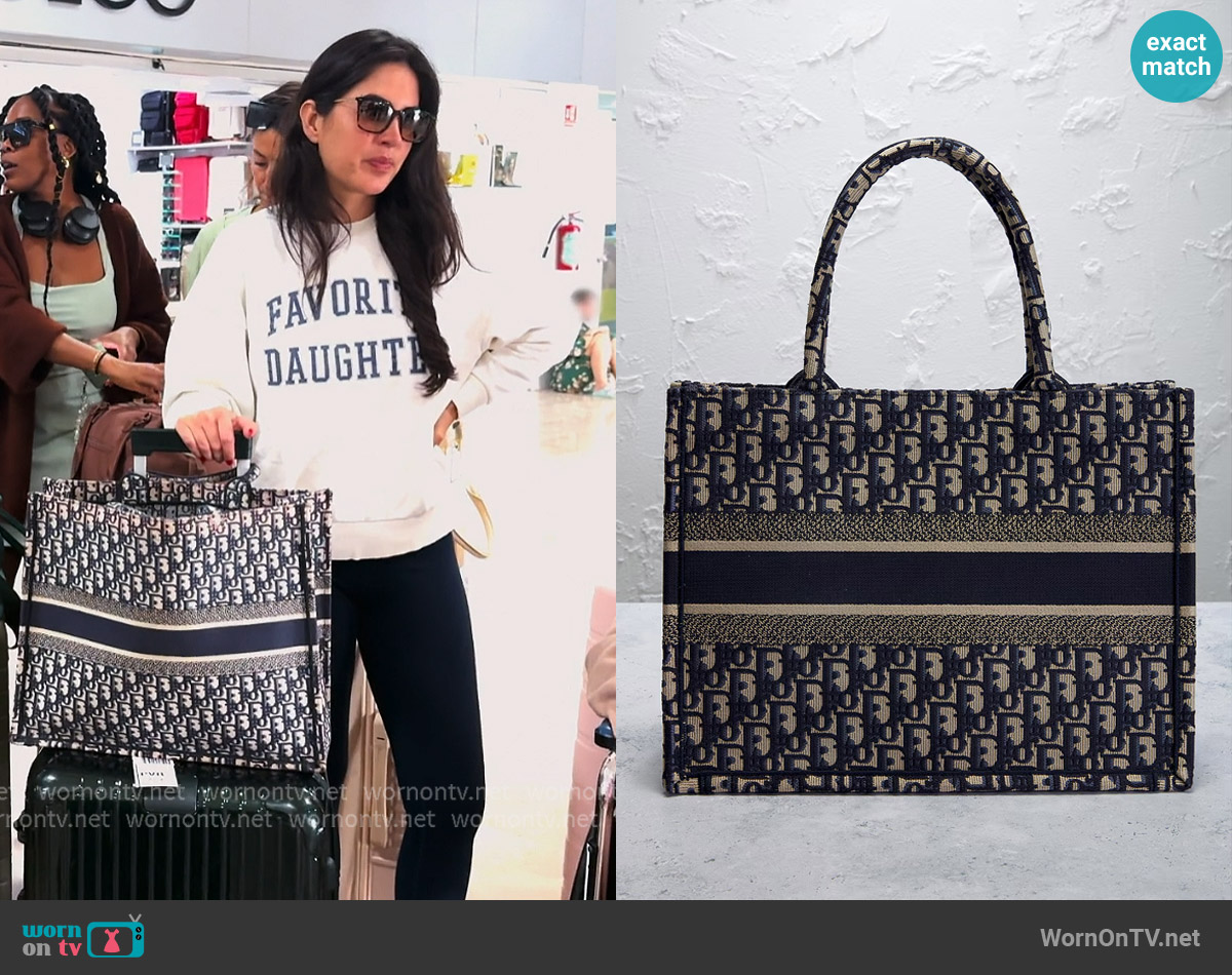 Dior Book Tote Bag worn by Michelle Saniei on The Valley