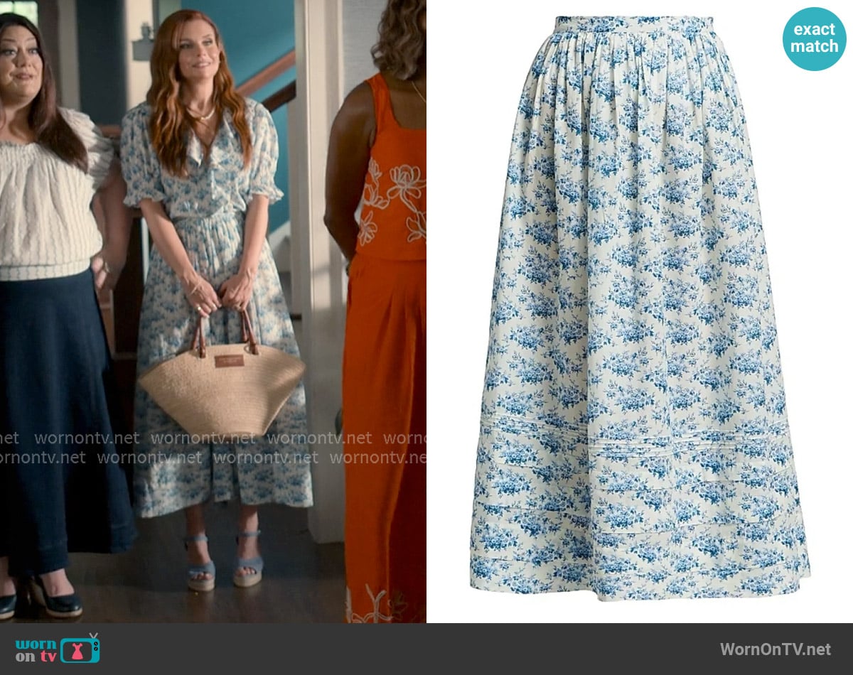 Doen Marcie Skirt worn by Maddie Townsend (JoAnna Garcia Swisher) on Sweet Magnolias