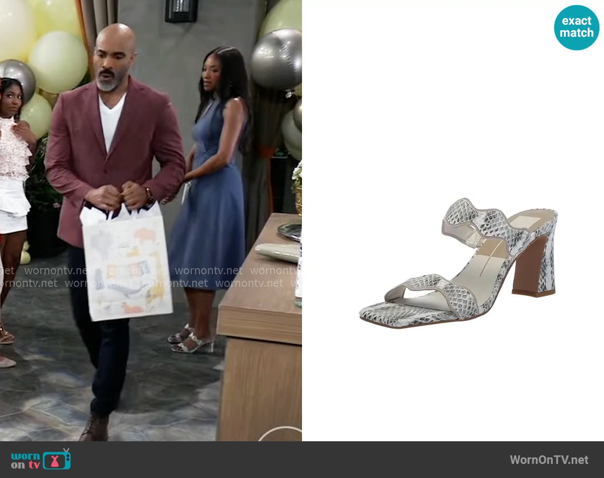 Dolce Vita Ilva Sandal worn by Jordan Ashford (Tanisha Mariko Harper) on General Hospital