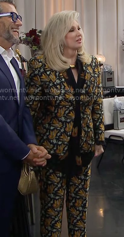 Dottie’s floral suit on The Bold and the Beautiful