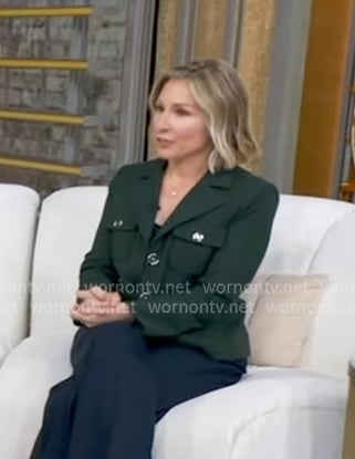 Dr. Gillian Goddard’s green blazer on Good Morning America