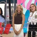 Dria Murphy’s brown tank top on Today