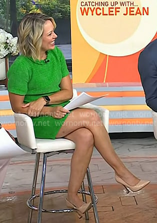 Dylan’s beige heel pumps on Today