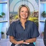 Dylan’s blue puff sleeve shirtdress on Today