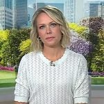 Dylan’s mint green pointelle sweater on Today