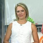 Dylan’s white floral lace dress on Today