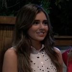 Emma's light pink floral shirtdress on General Hospital