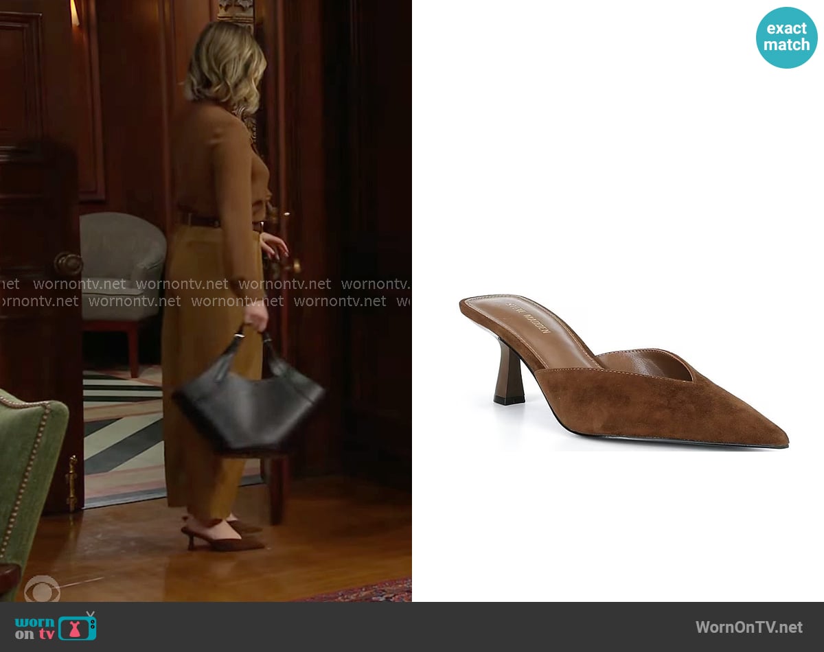 Ettika Hidden Stone Molten Drop Earrings worn by Hope Logan (Annika Noelle) on The Bold and the Beautiful