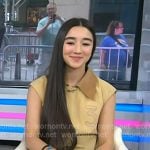 Eve Ridley’s beige collared dress on Today