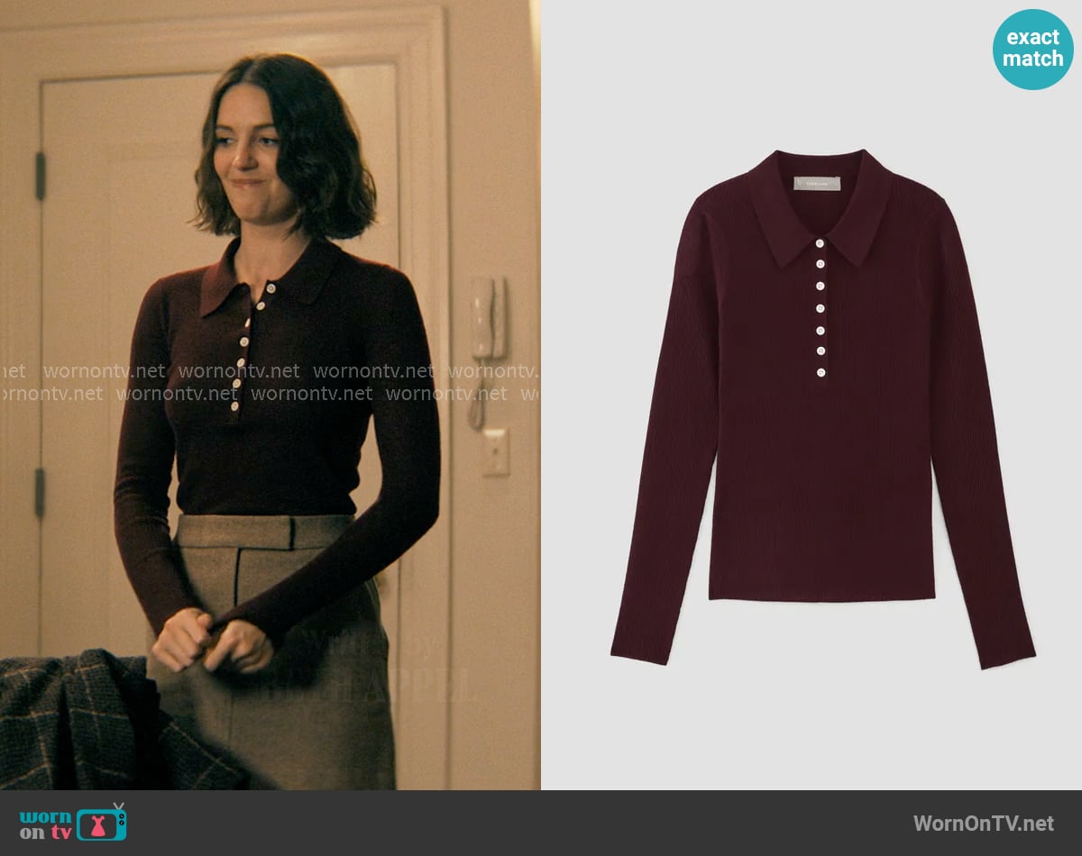 Everlane Merino Wool Sweater worn by AJ Pascarelli (Ella Hunt) on Not Suitable For Work