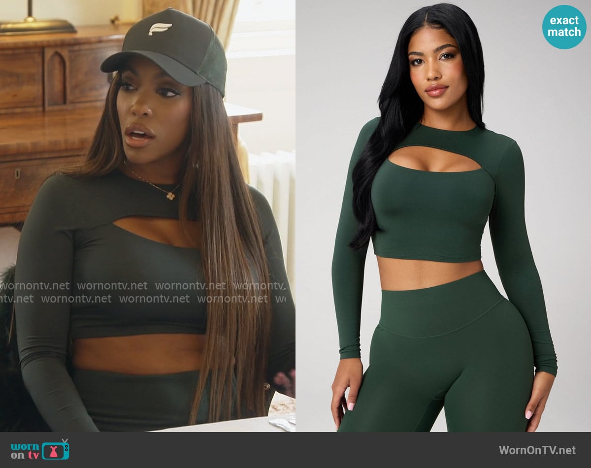 Fabletics Airlite Keyhole Top worn by Porsha Williams on The Real Housewives of Atlanta