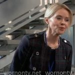 Felicia’s plaid jacket on General Hospital