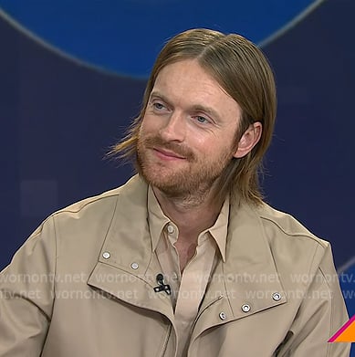 Finneas’s beige jacket on Today