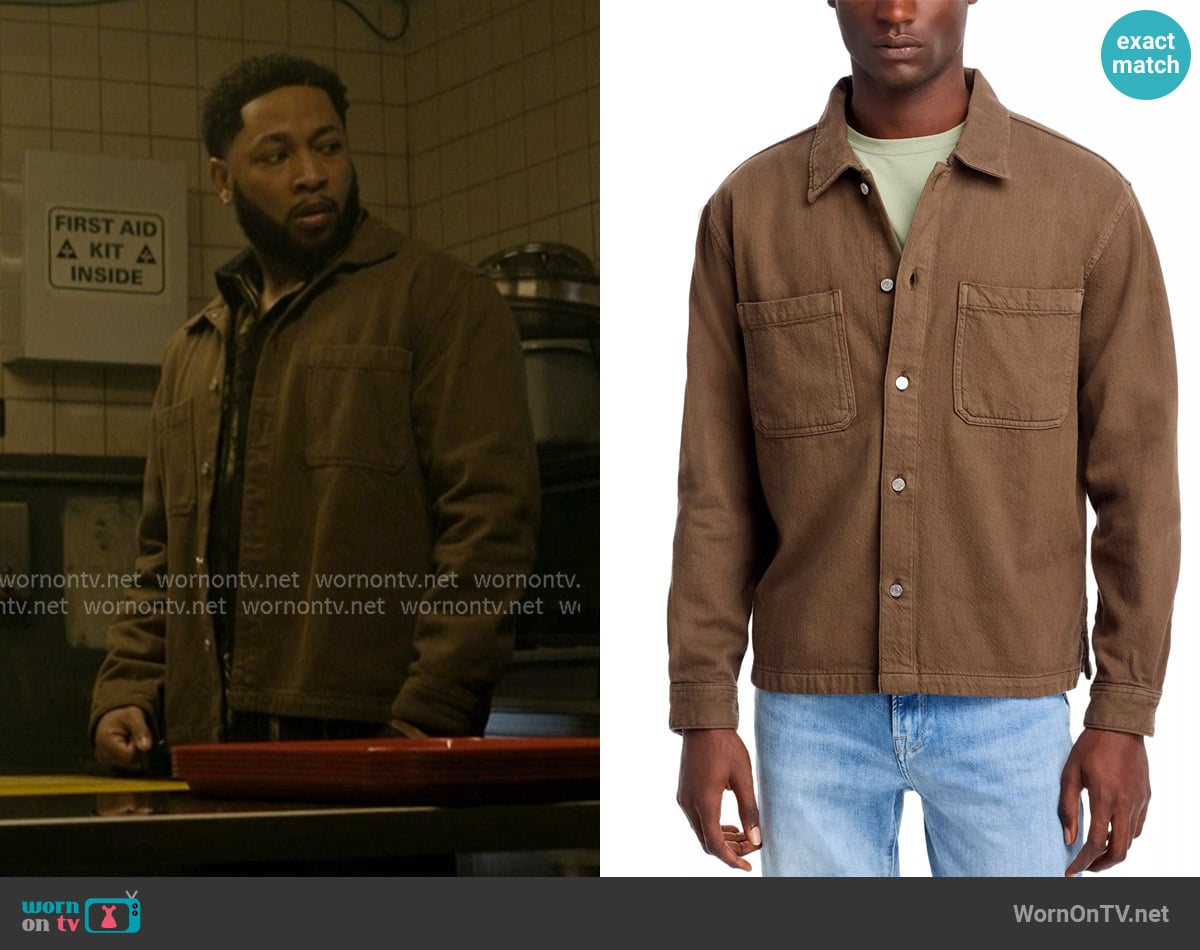 Emmett’s brown canvas jacket on The Chi