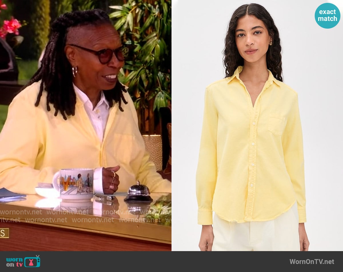 Whoopi’s yellow shirt on The View