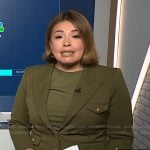 Gilma’s green blazer on NBC News Daily