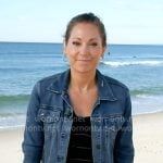 Ginger's denim jacket on Good Morning America