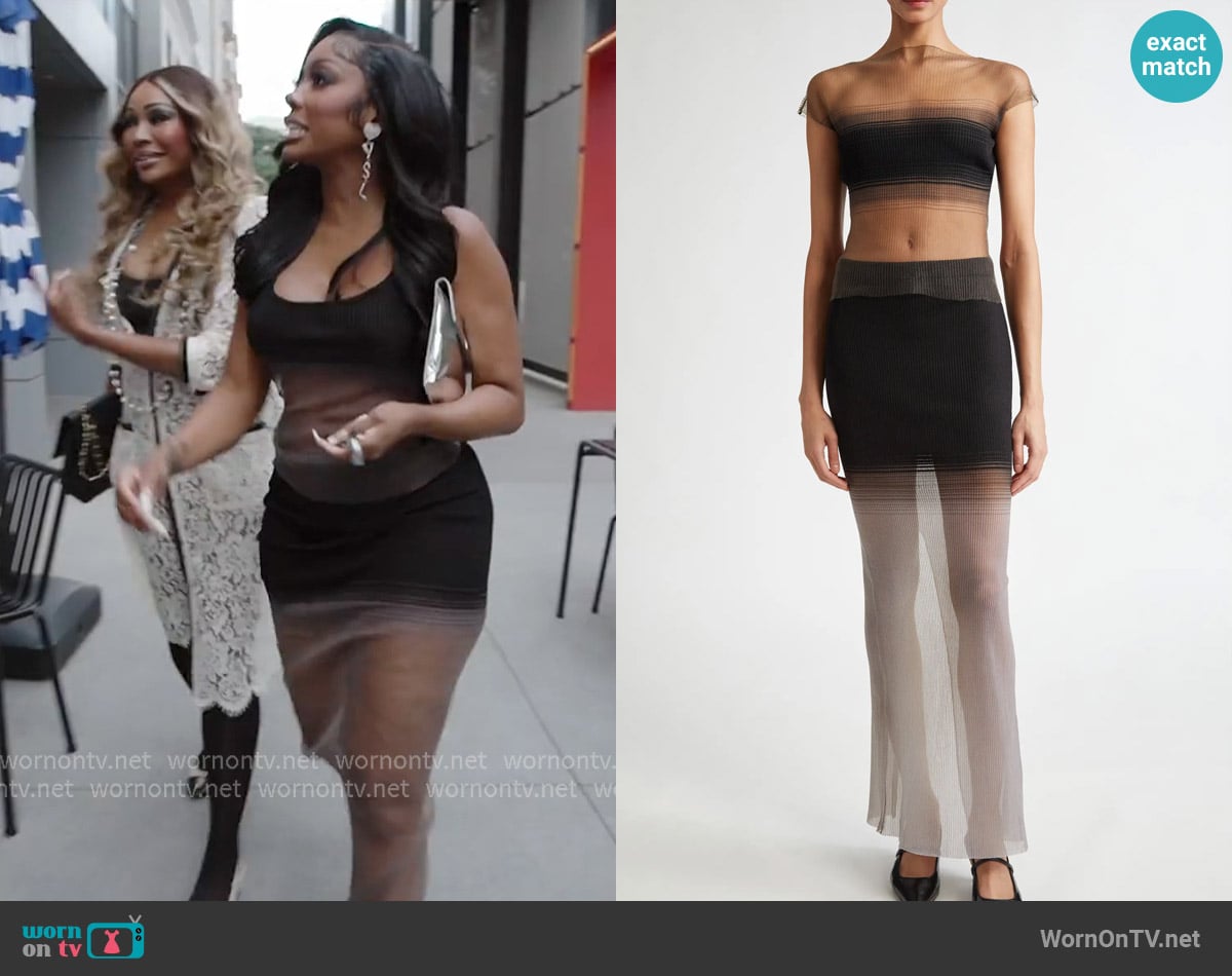 Grace Ling Evanescent Tank Top worn by Porsha Williams on The Real Housewives of Atlanta
