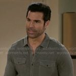 Grayson's grey shirt on Beyond the Gates