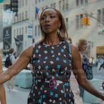 Helen's brown floral maxi dress on Sweet Magnolias