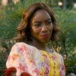 Helen’s floral print cutout dress on Sweet Magnolias