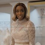 Helen’s wedding dress on Sweet Magnolias