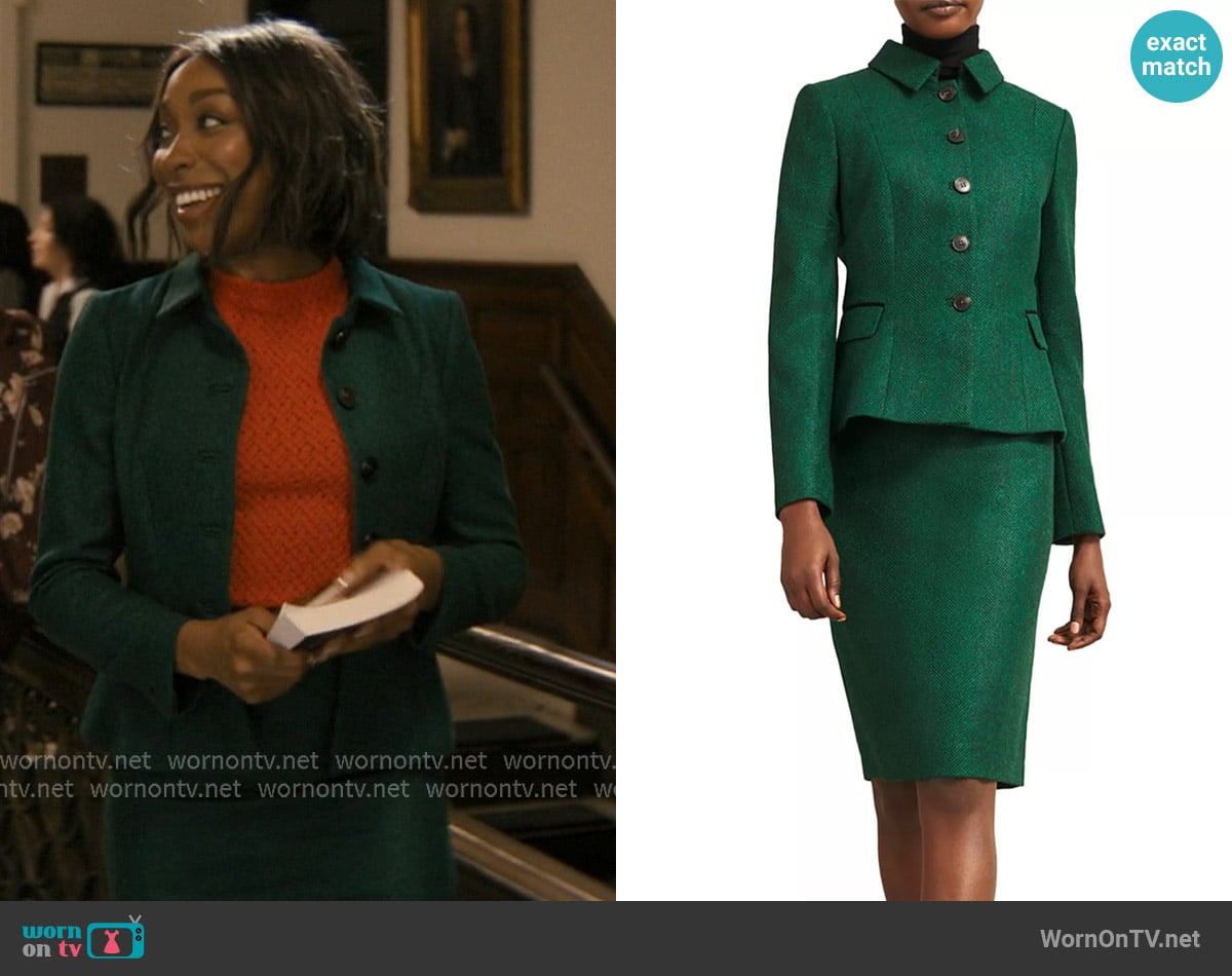 Hobbs London Daniella Wool Jacket worn by Kate Woodson (Ego Nwodim) on Not Suitable For Work