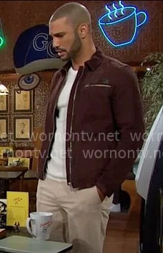 Holden’s brown jacket on The Young and the Restless