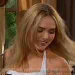 Holly’s black halter neck swimsuit on Days of our Lives