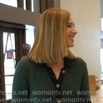 Jackie Kostek’s green cardigan on CBS Mornings