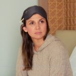 Janet’s cable knit hoodie on The Valley