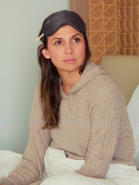 Janet’s cable knit hoodie on The Valley