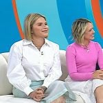 Jenna's brown leather heel sandals on Today