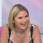 Jenna’s green fish pendant necklace on Today
