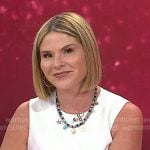 Jenna’s multicolor beaded necklace on Today