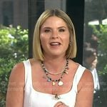 Jenna’s multicolor beaded necklace on Today
