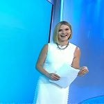 Jenna’s white side button dress on Today