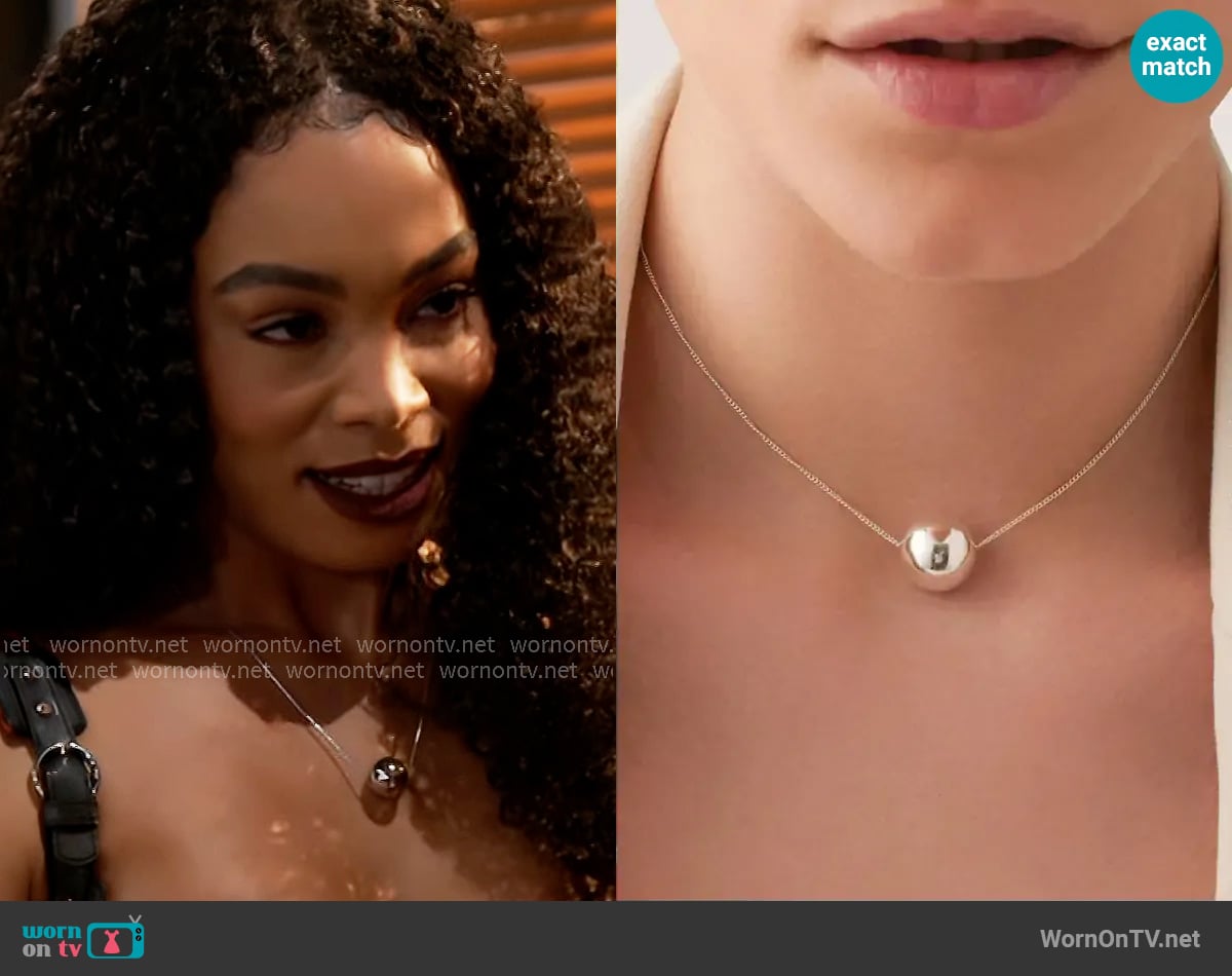 Jenny Bird Aurora Pendant worn by Chelsea Hamilton (RhonniRose Mantilla) on Beyond the Gates