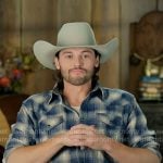 Jesse's blue plaid confessional western shirt on The McBee Dynasty Real American Cowboys