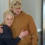 Jesse’s brown logo patch hoodie on The McBee Dynasty Real American Cowboys