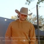 Jesse’s brpwm logo patch hoodie on The McBee Dynasty Real American Cowboys